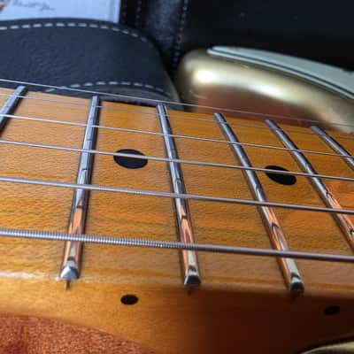 Fender Fender 1962 Stratocaster Relic Limited Edition 2022 2022 - Aged Atzec Gold image 6