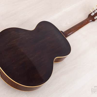 1955 Gibson ES-130 Vintage Archtop Electric Guitar Sunburst w/ Case, ES-125 image 13