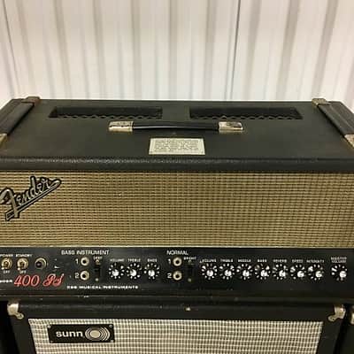 Fender 400-ps c 1969 original vintage USA 500 watt all tube monster bass guitar amplifier image 2