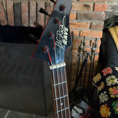 1990s BC Rich Warlock Bass - MIK - Rave Series - Red image 4