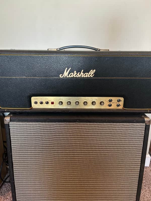Marshall JMP 1987 2-Channel 50-Watt Guitar Amp Head 1967 - 1975 - Black image 1