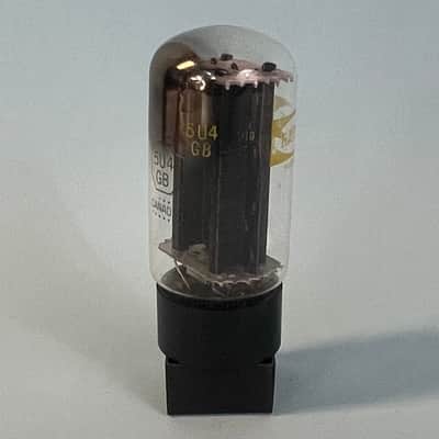 1960s Raytheon 5U4GB Vintage Black Plate Side Getter Rectifier Tube! T288 image 5