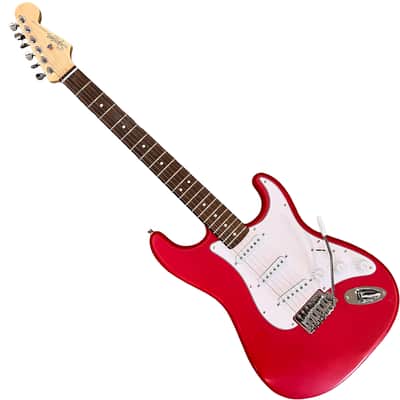 Squier Affinity Series Stratocaster with Rosewood Fretboard 2016 - 2018 - Race Red image 2