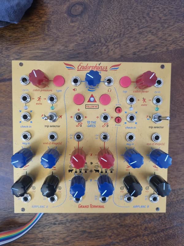 Endorphin.es Grand Terminal Eurorack Synth Module 2016 - Present - Gold image 1