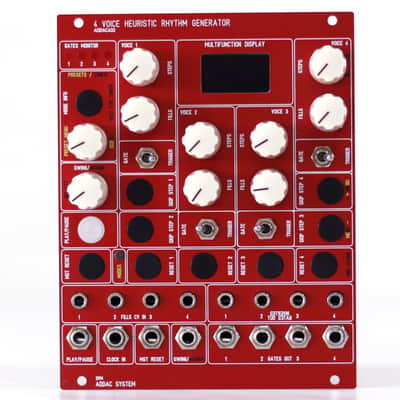 ADDAC System ADDAC402 4 Voice Heuristic Rhythm Generator  Black image 1
