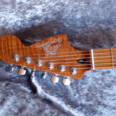 Build to Order GB Liuteria Traditional Strato Vegatrem pearl grey/green image 13
