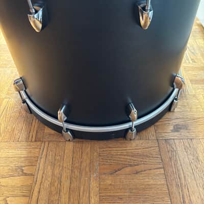 Yamaha Tour Custom Maple BD and MT Black Licorice Satin image 4