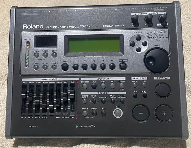 Roland TD-20X V-Drum Percussion Sound Module | Reverb