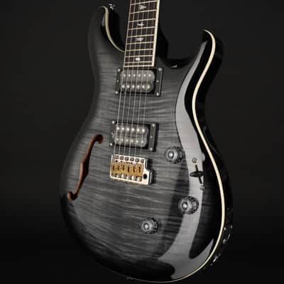 PRS SE Custom 24 Semi-Hollow Piezo in Charcoal Burst #G077552 image 2