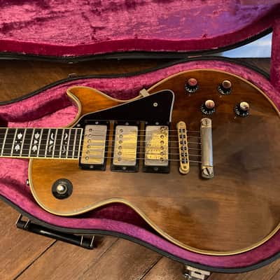 1977 Gibson Les Paul artisan 3 pu - Walnut - 100% original image 1