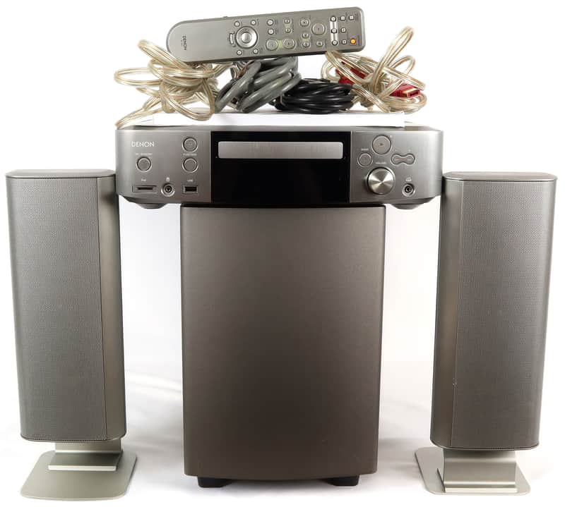 Denon S-301 DVD Entertainment System Home Theater Speaker Sub