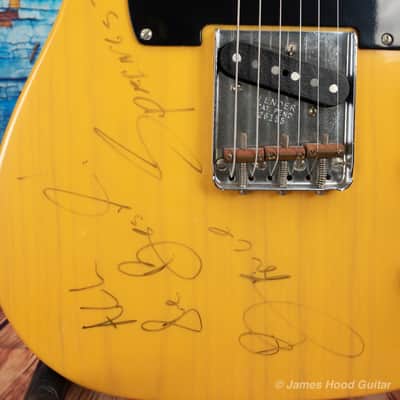 Fender Telecaster Signed By Bruce Springsteen 1996 Butterscotch Blond image 5
