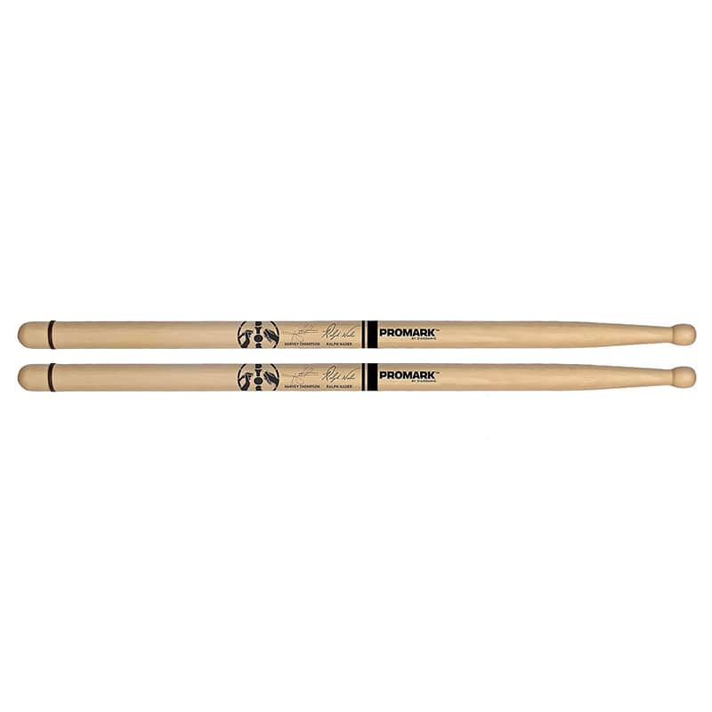 Pro-Mark TXDCBYOSW "Bring Your Own Style" Hickory Oval Wood Tip Show-Style Marching Snare Drum Sticks image 1