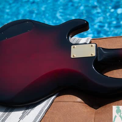 1985 Yamaha BBX-24 P/J Electric Bass - Cherry Burst - Made In Japan - Pro Set Up w Perfect Frets/Action/Intonation! image 10