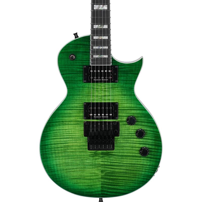ESP LTD Alex Skolnick AS-1 Signature Electric Guitar - Lime Burst/Lime Green image 1