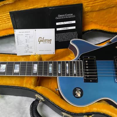 NEW! Gibson Les Paul Custom - Pelham Blue VOS - Dealer Select - Ebony Board - Authorized Dealer - Only 9.65 lbs - G07384 image 13