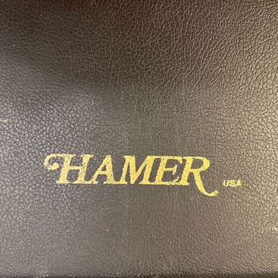 Hamer Blitz 1983 - Black Silver Graphic image 23