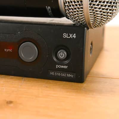 Shure SLX24/BETA58A Handheld Wireless System - H5 Band (NO POWER SUPPLY) CG01YDE image 4