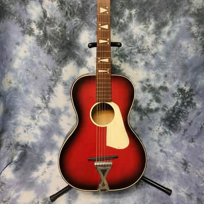 Vintage RARE 1963 US Strad Stella Parlor Guitar New Strings Pro Setup image 1