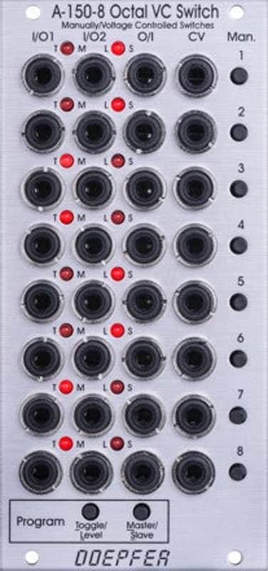 DOEPFER A-150-8 OCTAL VOLTAGE CONTROLLED SWITCH : BRAND NEW :  [DETROIT MODULAR] image 1