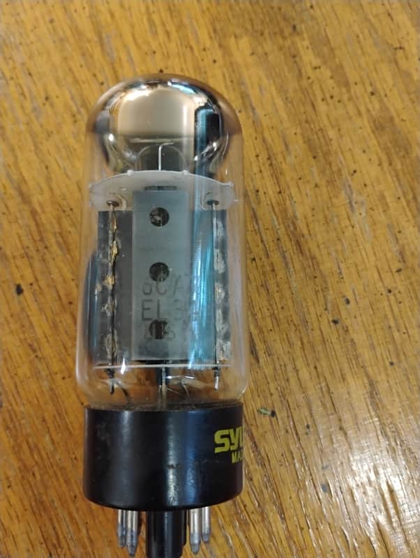 Sylvania 6ca7/EL34 - Glass. Test high good | Reverb