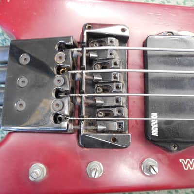 Washburn Bantam 4 String Headless Bass Guitar w/ Original Case image 5