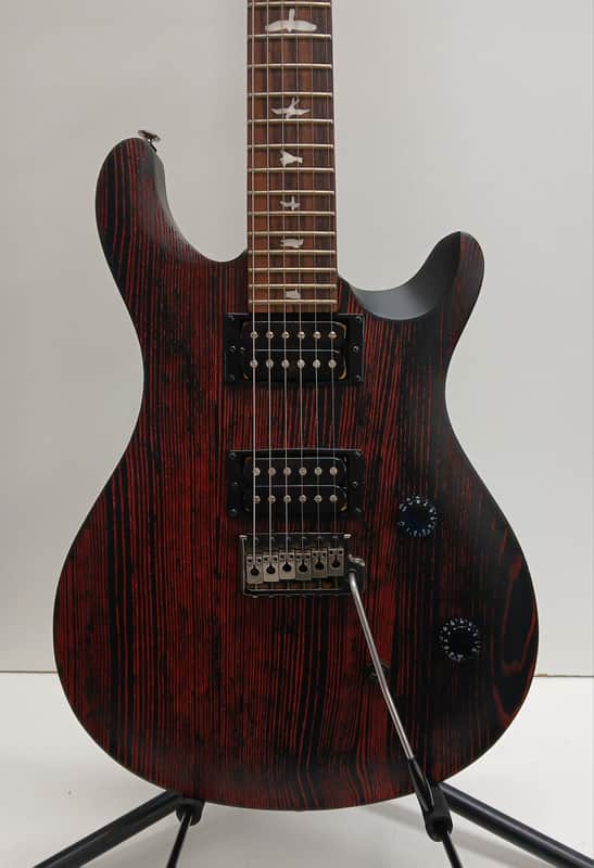 PRS SE Swamp Ash CE 24 Sandblasted 2024 - Sandblasted Red image 1
