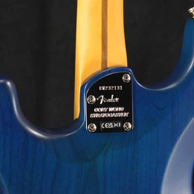 Mint Fender Cory Wong Stratocaster Sapphire Blue Transparent Rosewood Fingerboard image 9