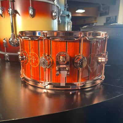 ~RARE!~ DW Collector's Neil Peart Time Machine 6.5x14" ICON Snare Drum w/ Deluxe Case #239 image 6