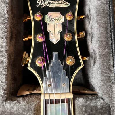 D'Angelico Excel EXL-1 Hollow Body Archtop with Rosewood Fretboard 2010s - Natural-Tint image 10