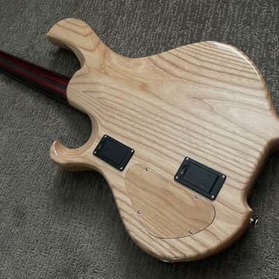 Maruszczyk PI Frog Wojtek Pilichowski Signature 4-String Bass (2023) - Koa w/gig bag image 3