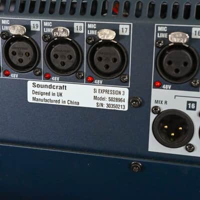 Soundcraft Si Expression 3 Digital Mixer w/ MADI-USB Card & Road Case CG011LT image 16