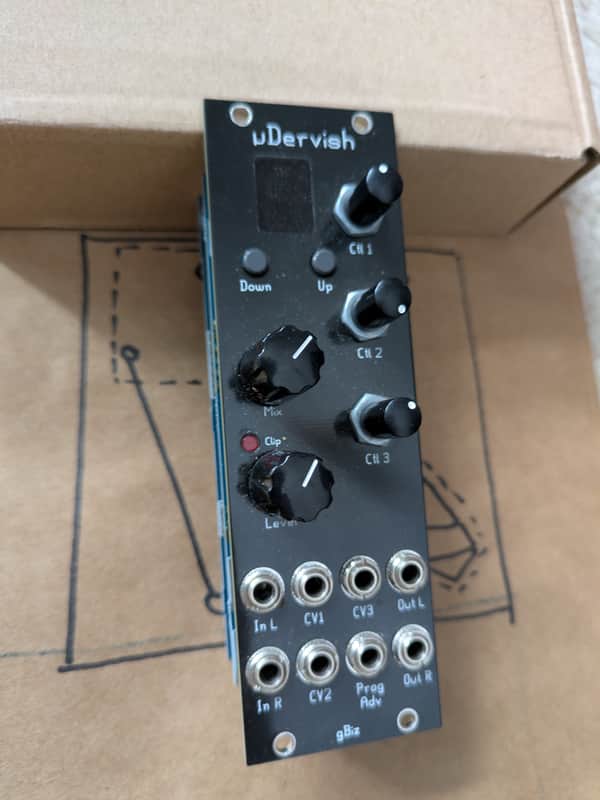 gBiz uDervish (Eurorack Spin FV-1 Multi Effects Module) [zDSP Analogue] image 1