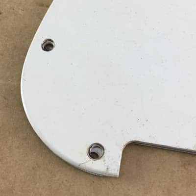 Vintage 1959 Pre-CBS Fender Musicmaster Pickguard Metal Shield Added Toggle Hole No Cracks image 5