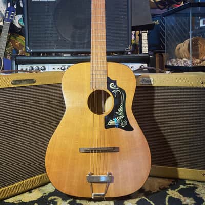 Harmony ? Vintage Acoustic USA 1970s? 60s? - Stripped Natural image 8