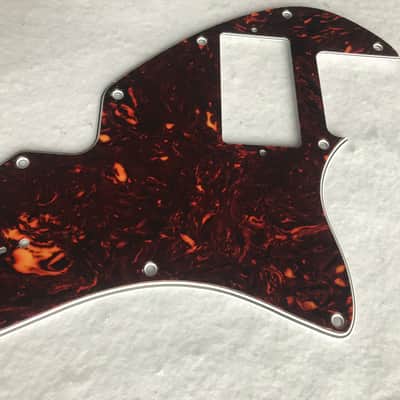 For Fender US Telecaster Thinline/Tele 69 PAF Guitar Pickguard,4 Ply Brown Tortoise image 4