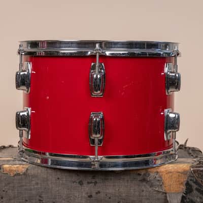 1980s Ludwig "Rocker" Red Cortex Drum Set image 13