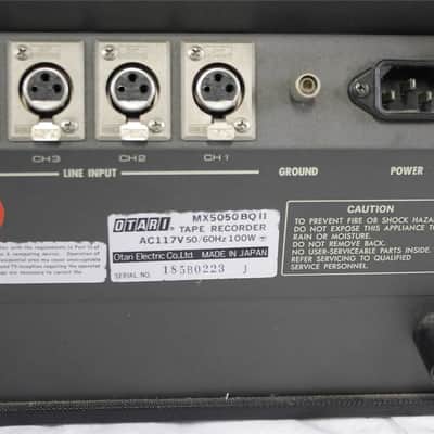 Otari MX-5050-BQ-II 4 Multi-track Recorder 1/4" Tape Reel to Reel image 9