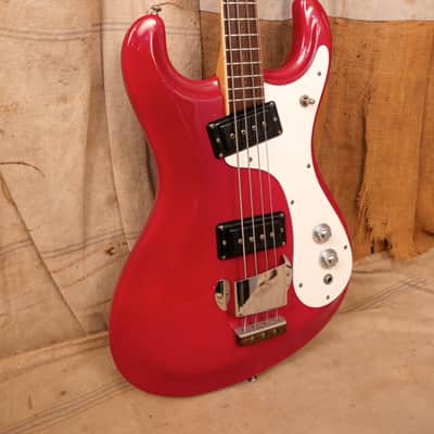 Mosrite Ventures Bass 1966 Red image 6