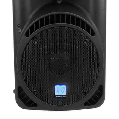Rockville RPG12BT V2 12" Powered 800W DJ PA Speaker w/Bluetooth+Slip Cover image 10