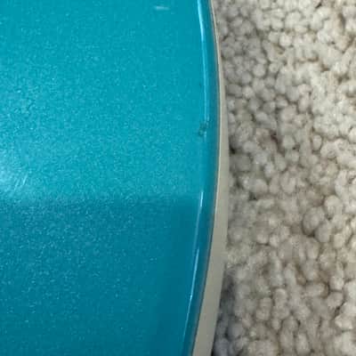 Danelectro Mod 7 (7-String) Early 2000s - Aqua Pearl image 16