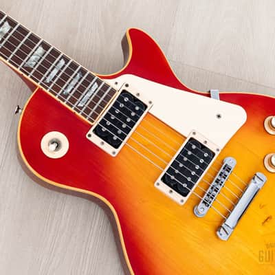 1976 Gibson Les Paul Standard Vintage Guitar Cherry Sunburst w/ T Tops, Case image 7