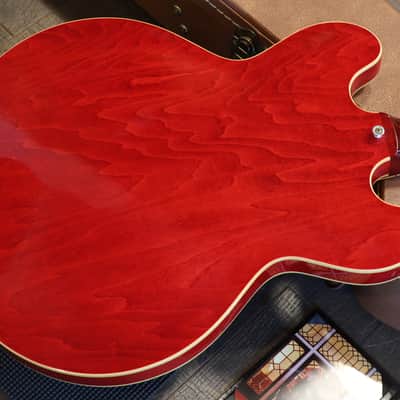 Minty! 2016 Gibson '61 Warren Haynes ES-335 Semi-Hollow Electric Guitar Figured Cherry + COA OHSC image 13