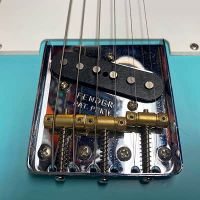 New Custom 63 64 American Telecaster Sonic Blue Nitro Satin Roasted Maple image 4