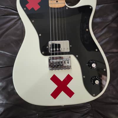 Squier Deryck Whibley Signature Telecaster 2007 - 2016 - Olympic White - Sum 41 image 2
