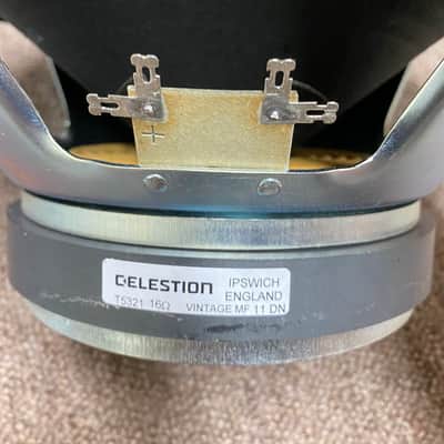 Rare - Made in UK - Marshall Celestion 70w Vintage 30 MF V30 Speakers - G12 - 16 Ohm - Set of Four - MF280 - 1960 image 5