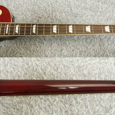2010 Fernandes Burny LPB-65 STANDARD Vintage Cherry Sunburst Made in China image 14
