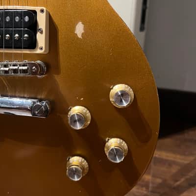 Gibson Les Paul Studio '50s Tribute T 2016 - Satin Gold Top image 4