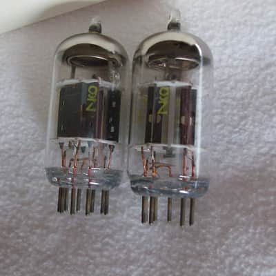 2 X NOS 1970s Tungsram ECC83 ( Platinum Matched Pair ) - Extremely strong emission! Same date codes! image 2