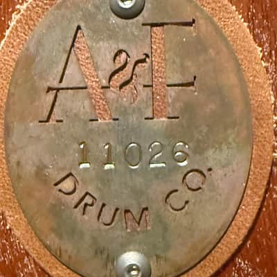 A&F Drum Co. Mahogany Club Snare 14x6.5 2017 - Hand rubbed Mahogany oil/wax image 3